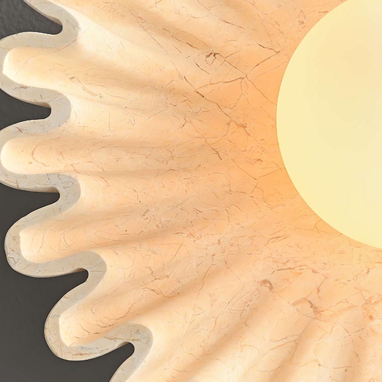 Solora Flora Wall Light, Hardwired Wall Sconce, detail 9
