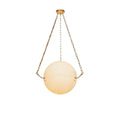 Sphere Atlas Alabaster Pendant Lamp - Tianguang Alabaster Lighting