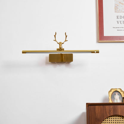 Stag Horn Wall Light, Hardwired Wall Sconce, detail 24