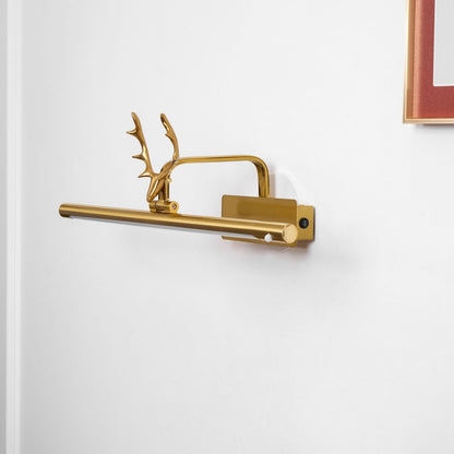 Stag Horn Wall Light, Hardwired Wall Sconce, detail 21