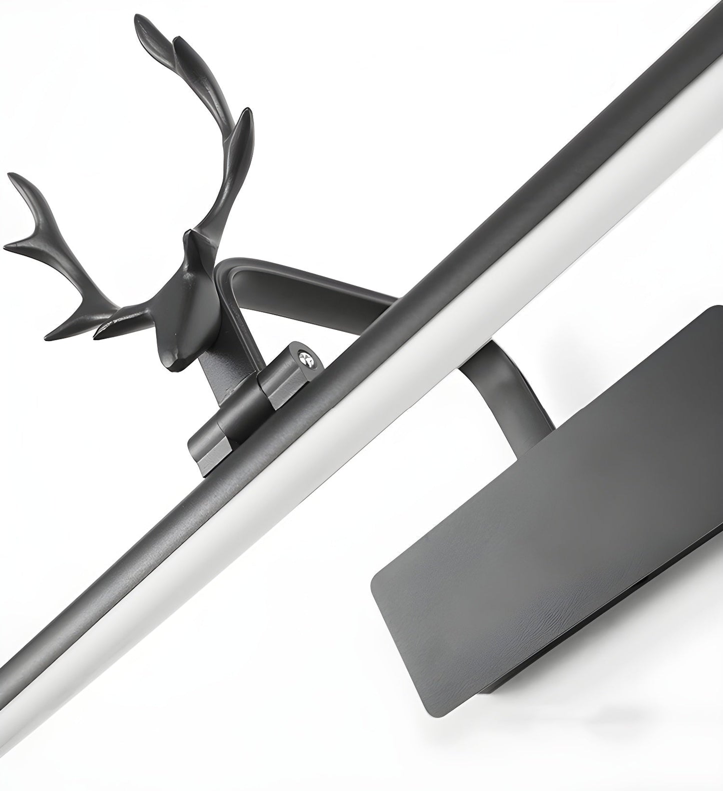 Stag Horn Wall Light, Hardwired Wall Sconce, detail 2