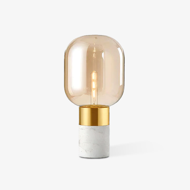 Storm Marble Table Lamp - Tianguang Alabaster Lighting