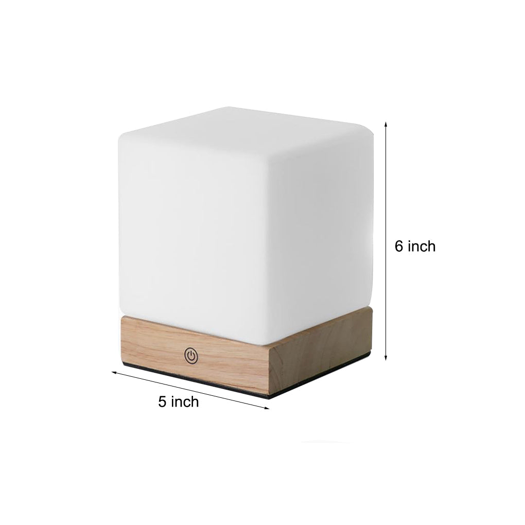 Mini Cube LED Table Light Ambient Lighting, Bedside Table Lamp, detail 8