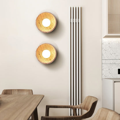 Terra Bowl Wall Light, Hardwired Wall Sconce, detail 3