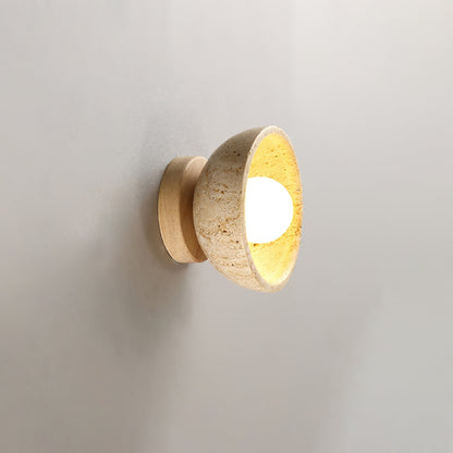 Terra Bowl Wall Light, Hardwired Wall Sconce, detail 9