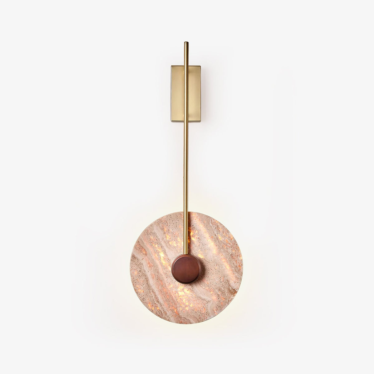 Travertine Disc Wall light Wall Lamp - Tianguang Alabaster Lighting