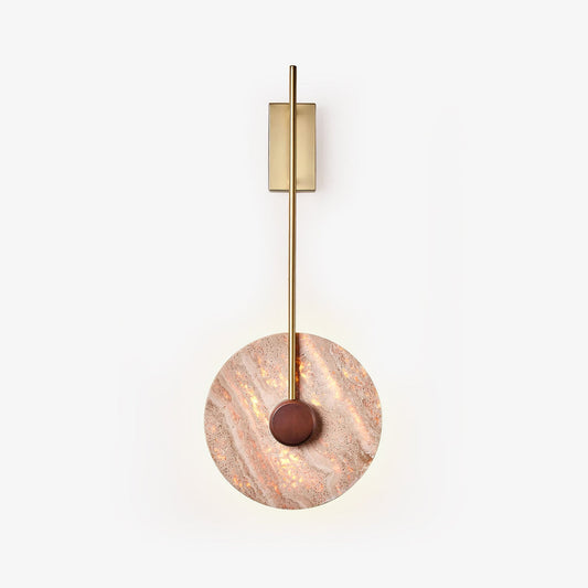 Travertine Disc Wall light Wall Lamp - Tianguang Alabaster Lighting