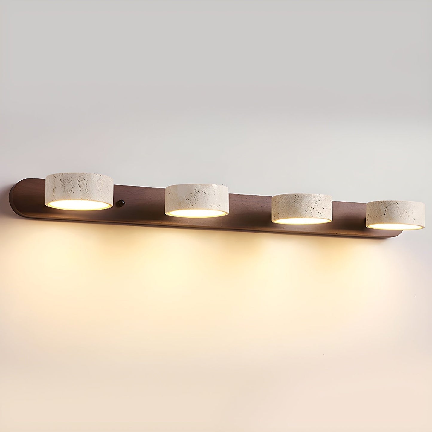 Travertine Duo Wall Light - 2-Light Size: Dia 32cm x... Travertine, Hardwired Wall Sconce, detail 20