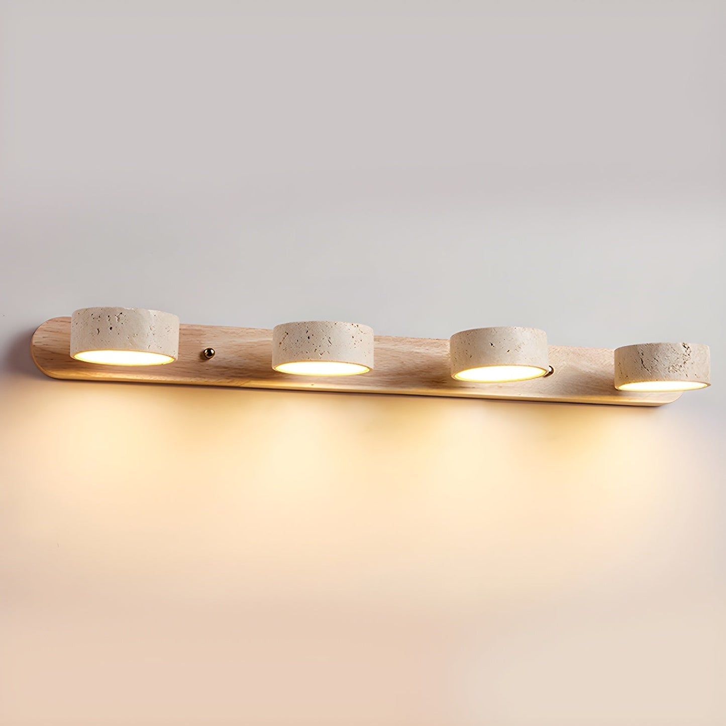 Travertine Duo Wall Light - 2-Light Size: Dia 32cm x... Travertine, Hardwired Wall Sconce, detail 21
