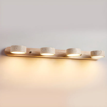 Travertine Duo Wall Light - 2-Light Size: Dia 32cm x... Travertine, Hardwired Wall Sconce, detail 21