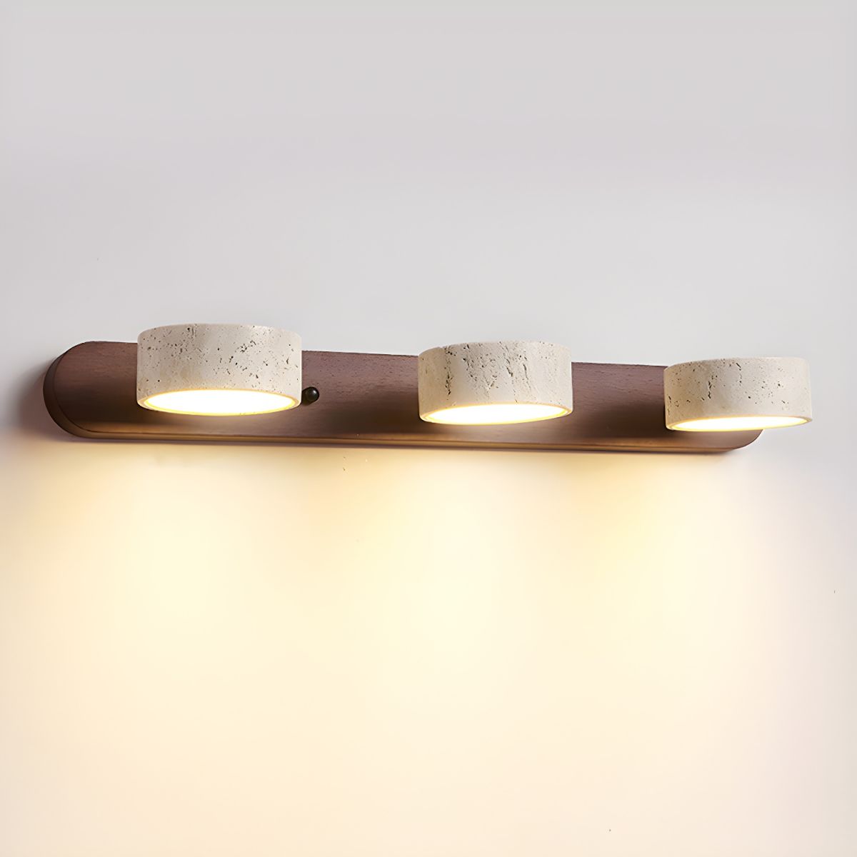 Travertine Duo Wall Light - 2-Light Size: Dia 32cm x... Travertine, Hardwired Wall Sconce, detail 23
