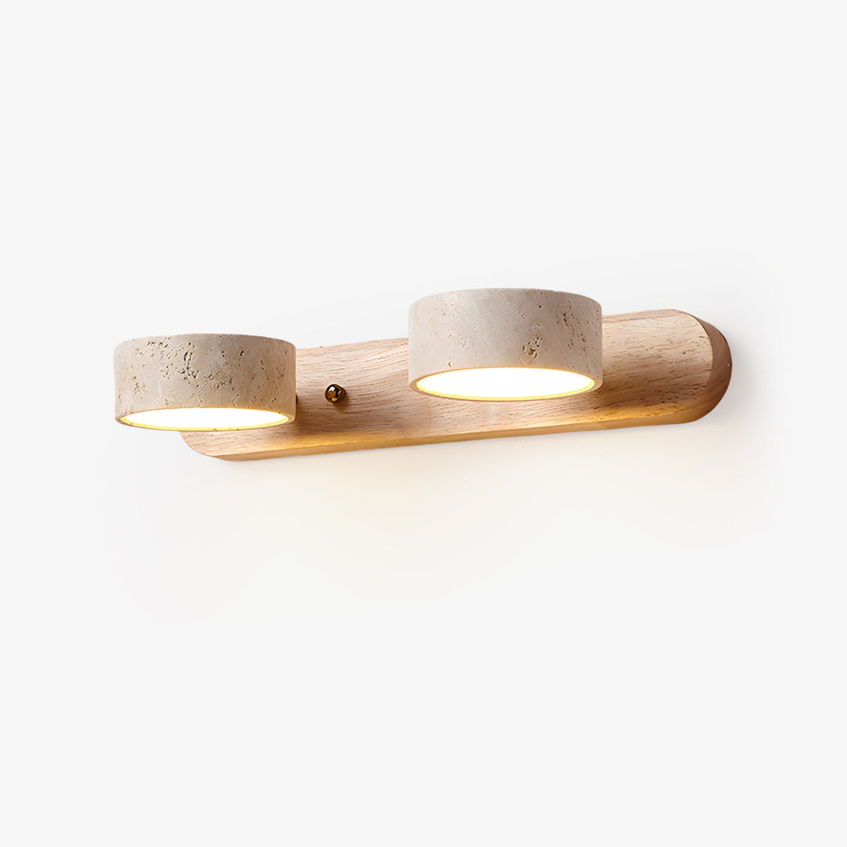 Travertine Duo Wall light fixture Wall Light - Tianguang Alabaster Lighting