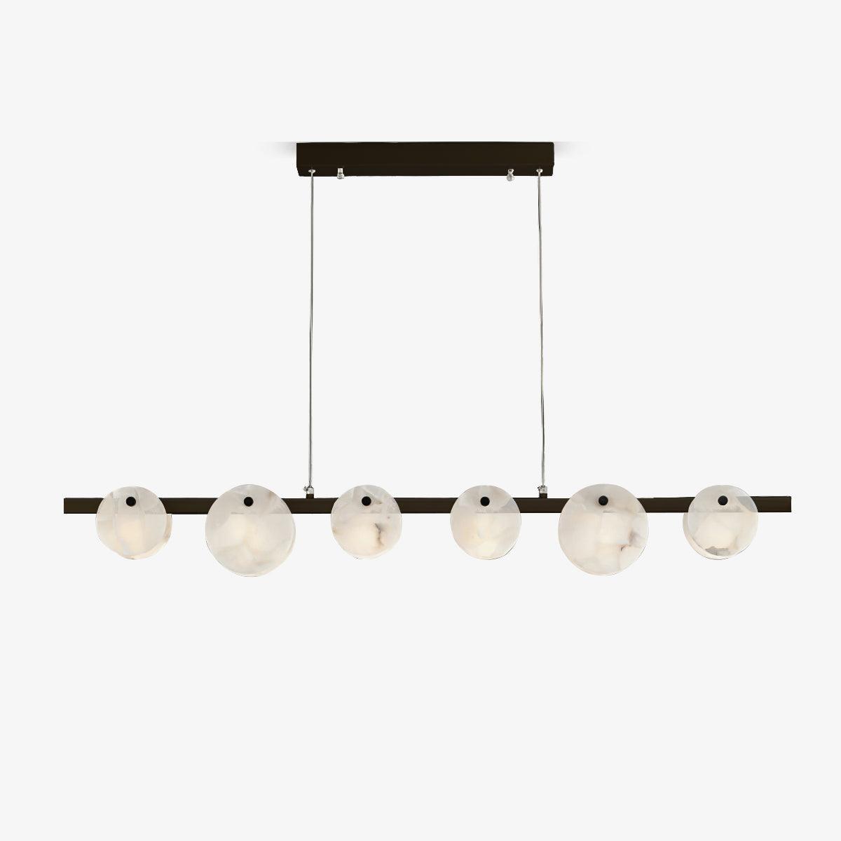 Trinidad Dining Room Gasolier Alabaster Chandelier - Tianguang Alabaster Lighting