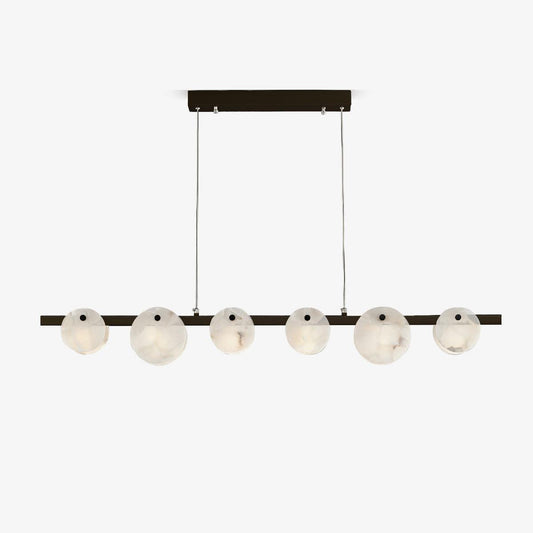 Trinidad Dining Room Gasolier Alabaster Chandelier - Tianguang Alabaster Lighting