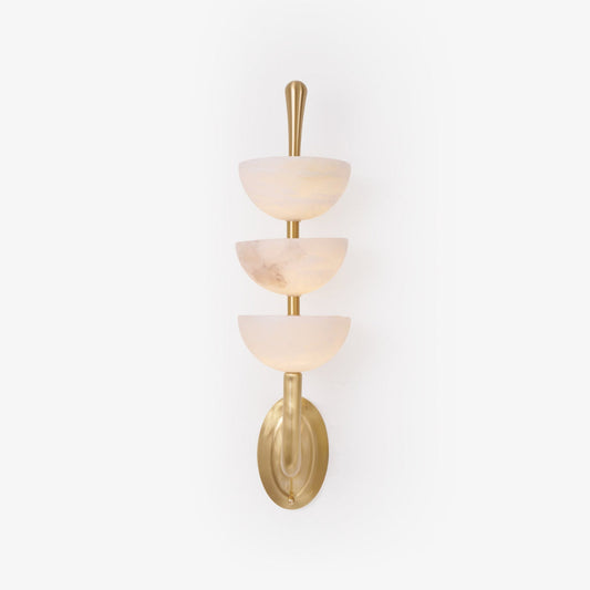 Triple Alabaster Wall Sconce - Tianguang Alabaster Lighting
