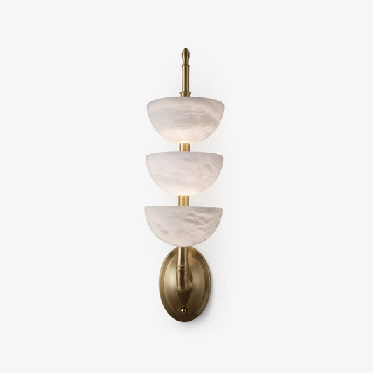 Triple Alabaster Sconce Wall Sconce - Tianguang Alabaster Lighting