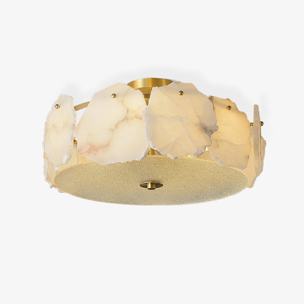 Valeria Alabaster Overhead fixture Ceiling Lamp Ceiling Light - Tianguang Alabaster Lighting