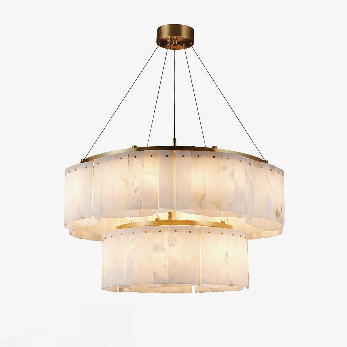 Velaria Alabaster Chandelier - Tianguang Alabaster Lighting