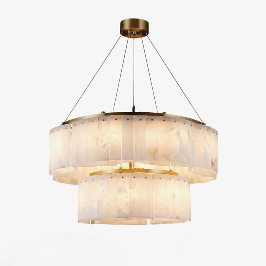 Velaria Alabaster Chandelier - Tianguang Alabaster Lighting