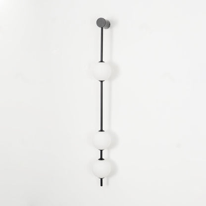 Vertical Balls Wall Light, Hardwired Wall Sconce, detail 25