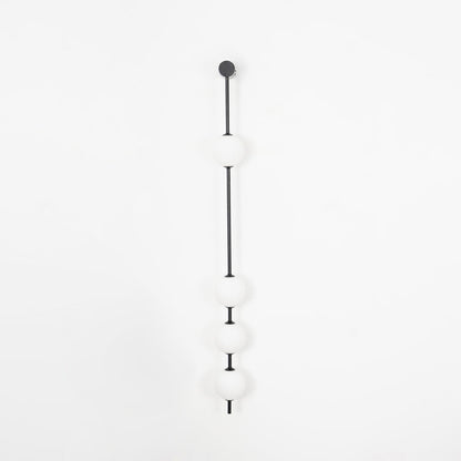 Vertical Balls Wall Light, Hardwired Wall Sconce, detail 27