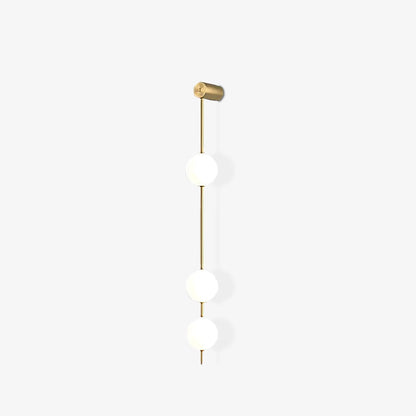 Vertical Balls Wall Light, Hardwired Wall Sconce, detail 19