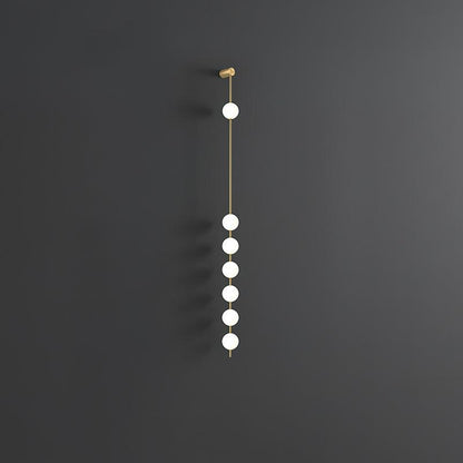 Vertical Balls Wall Light, Hardwired Wall Sconce, detail 15