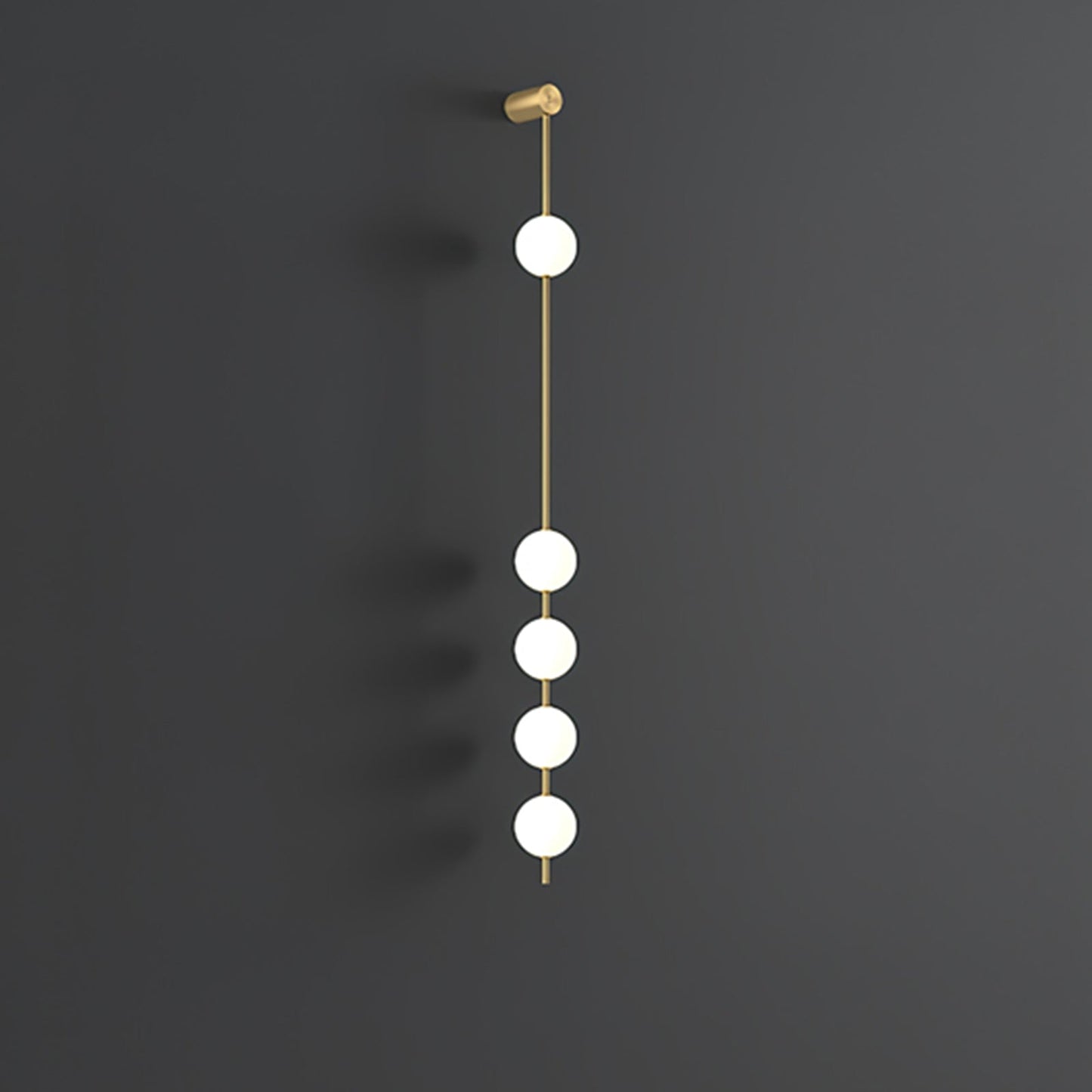 Vertical Balls Wall Light, Hardwired Wall Sconce, detail 28