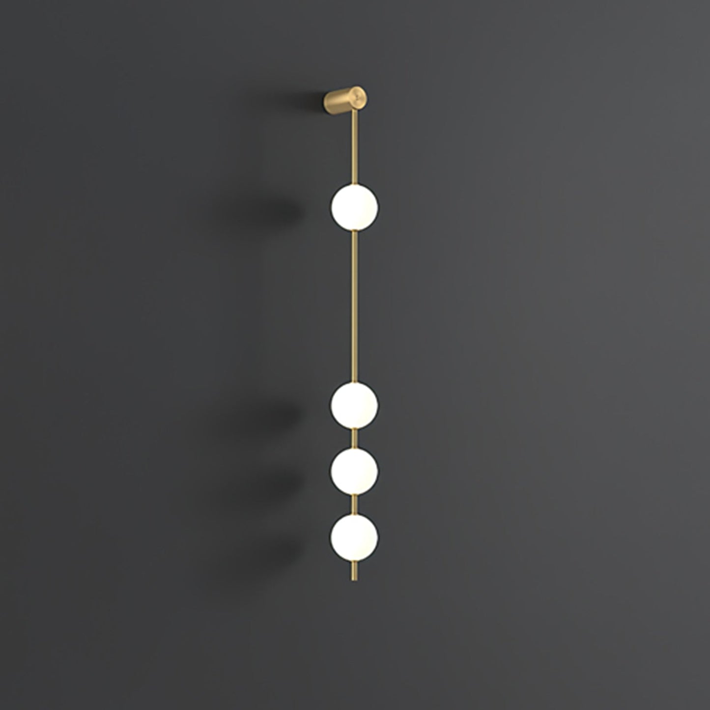 Vertical Balls Wall Light, Hardwired Wall Sconce, detail 26