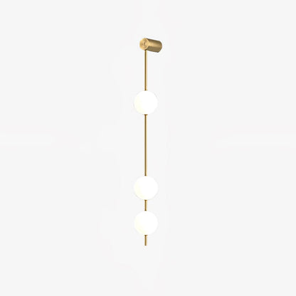 Vertical Balls Wall Light, Hardwired Wall Sconce, detail 17