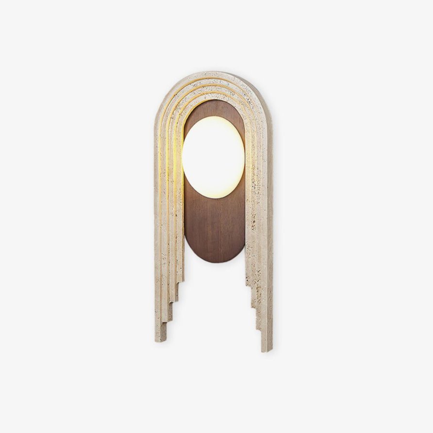 Vima Travertine Wall Light - Tianguang Alabaster Lighting