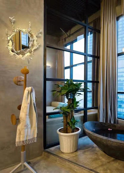 Water Drop Mirror Wall Light, Hardwired Wall Sconce, detail 11