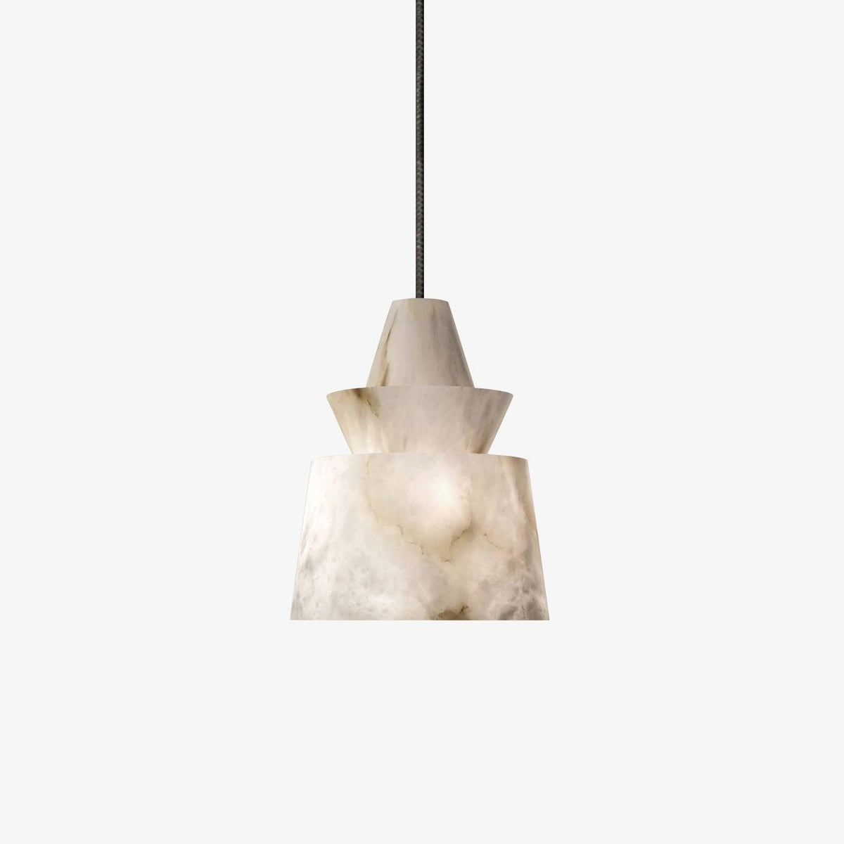 White Alabaster Pendant Light - Tianguang Alabaster Lighting