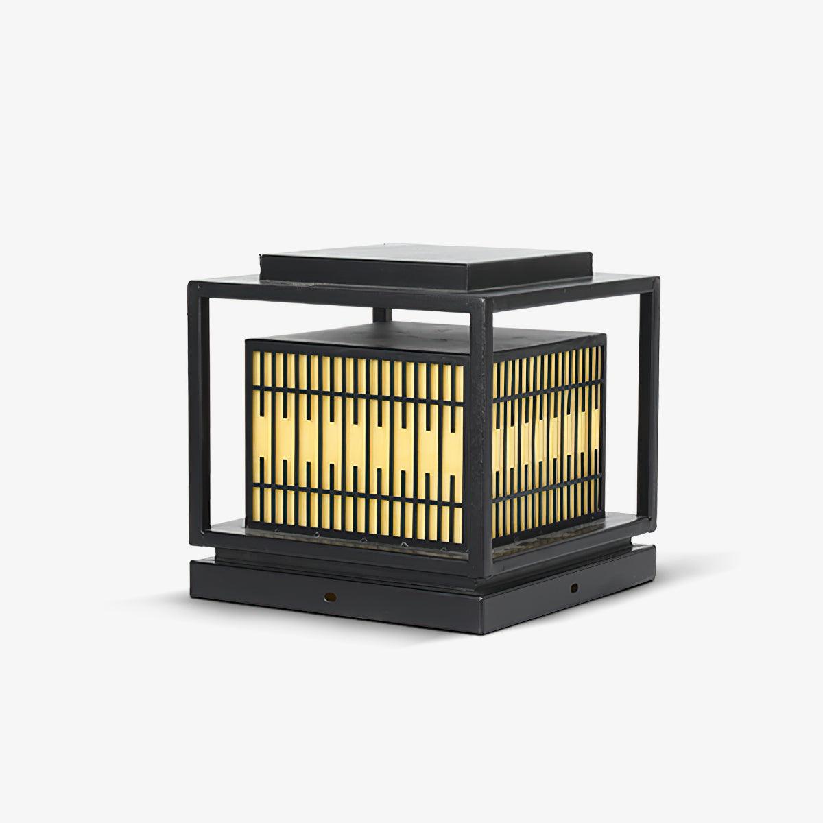 Window Grille Outdoor Post Light Alabaster Table Lamp - Tianguang Alabaster Lighting