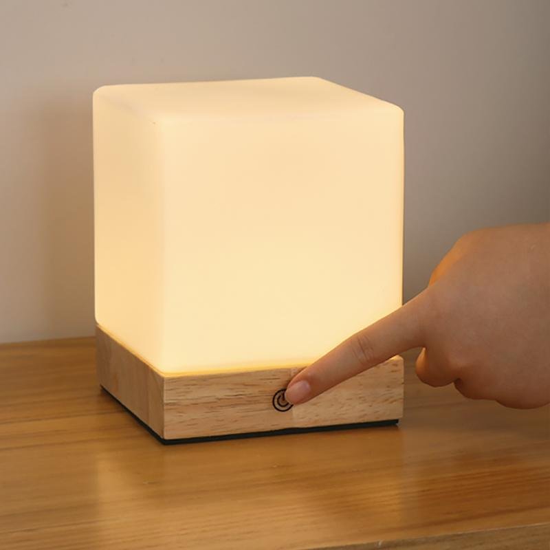 Mini Cube LED Table Light Ambient Lighting, Bedside Table Lamp, detail 6
