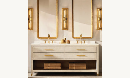 Savile Circular Linear Sconce, Bathroom Wall Sconce, detail 11