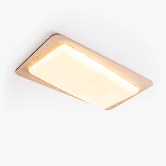 Aurilith Travertine Ceiling Light - Tianguang Alabaster Lighting