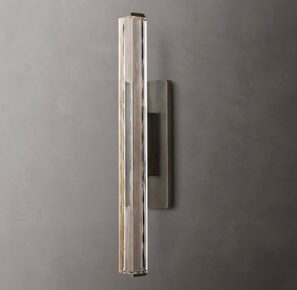 Audubon Crystal Single Wall Light 19 inch, Hardwired Wall Sconce, detail 17