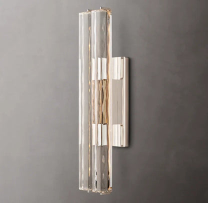 Audubon Crystal Double Wall Light, Hardwired Wall Sconce, detail 12