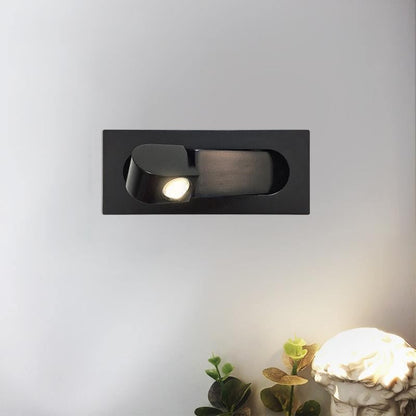 Metal Adjustable LED Bedside Light, Bedroom Wall Sconce, Aluminum Alloy, L 7.5″ x W ‪3.15″