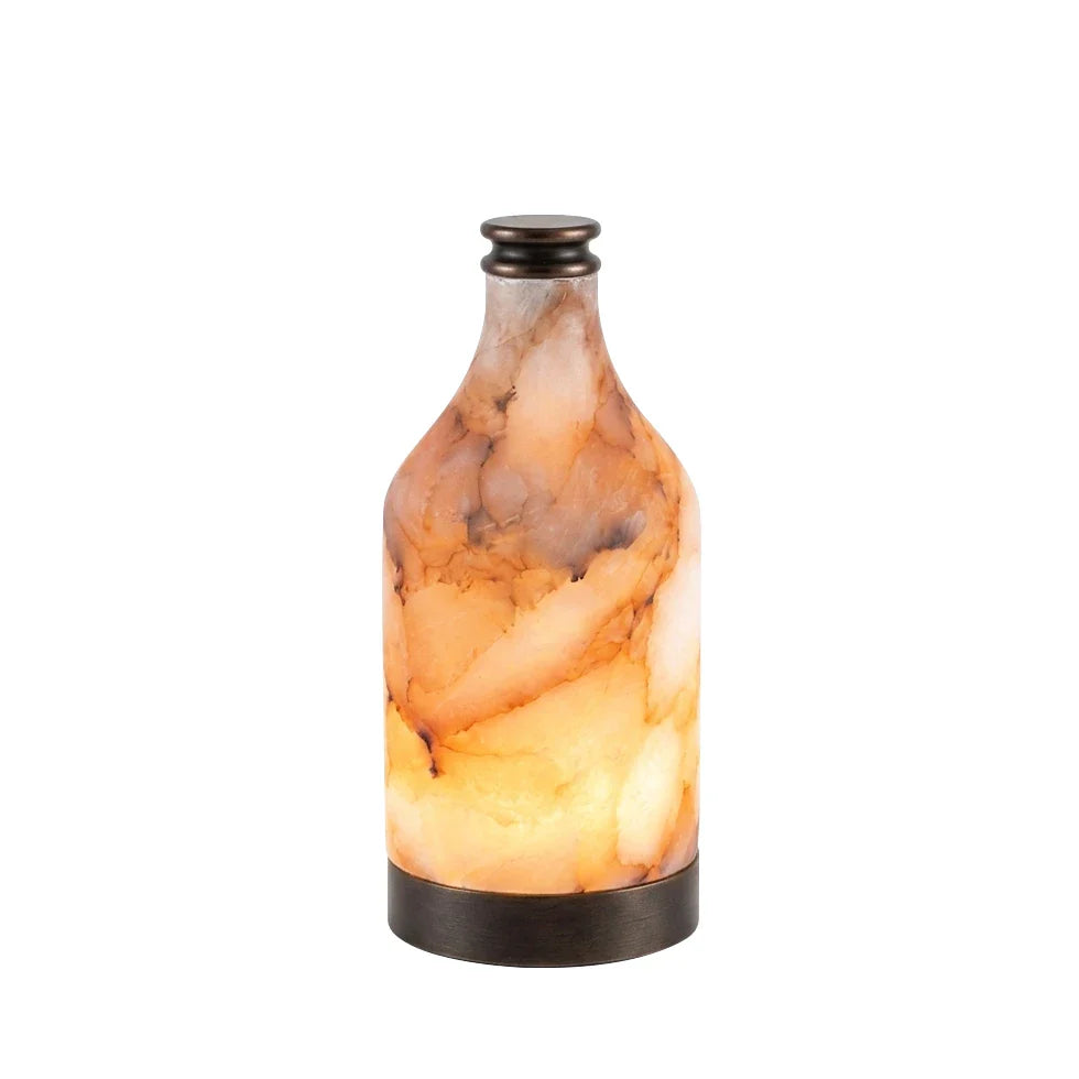 Alabaster Bottle Table Lamp - Tianguang Alabaster Lighting