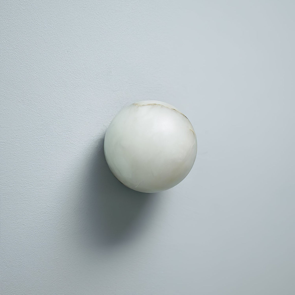 Alabaster Glow Mini Orb Wall Light - Tianguang Alabaster Lighting