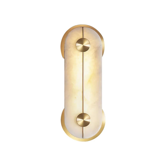 Alabaster Obvara Oval Wall Light - Tianguang Alabaster Lighting