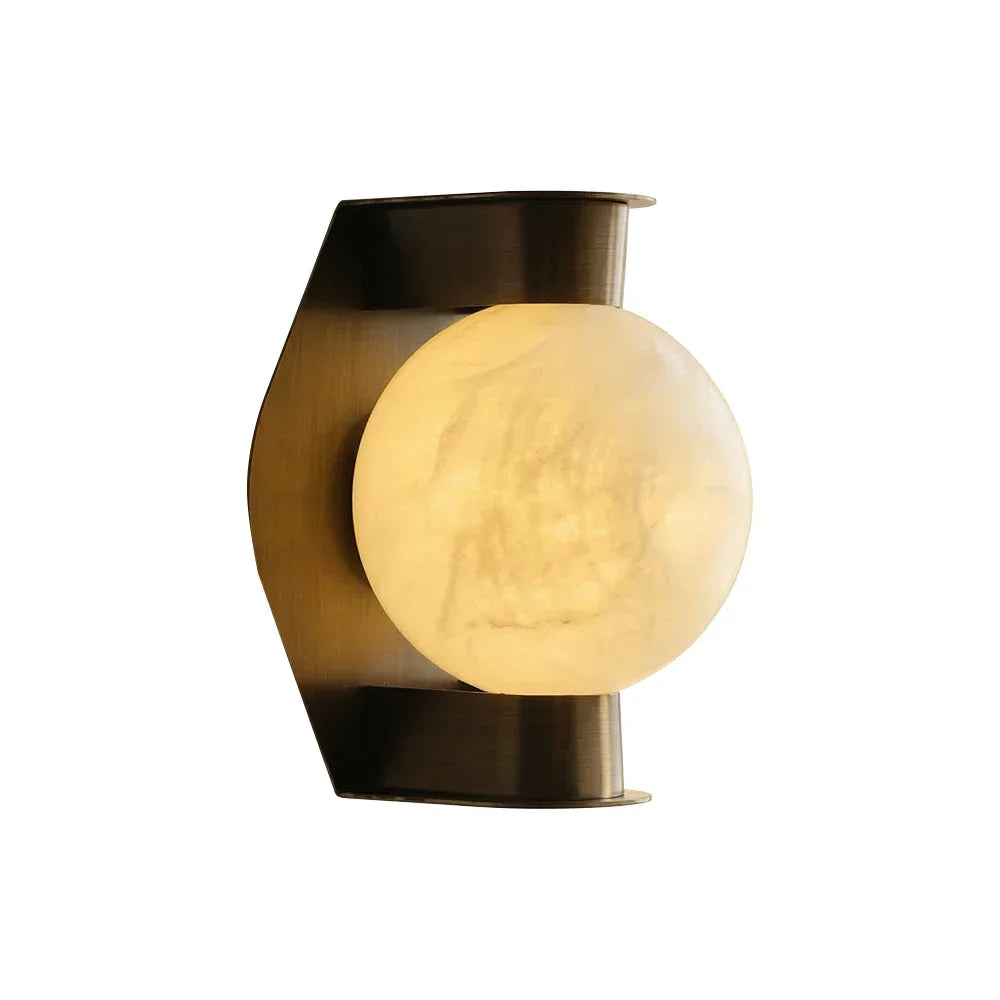 Alabaster Spherical Decorative Art Wall Lamp - Tianguang Alabaster Lighting