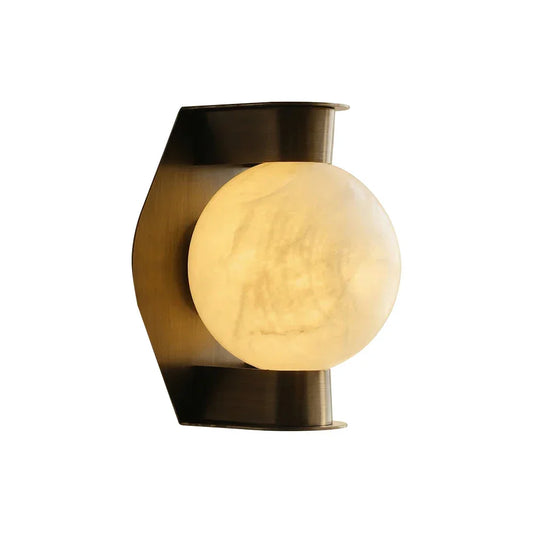 Alabaster Spherical Decorative Art Wall Lamp - Tianguang Alabaster Lighting