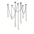 Alabaster Tapered Chain Chandelier - Tianguang Alabaster Lighting