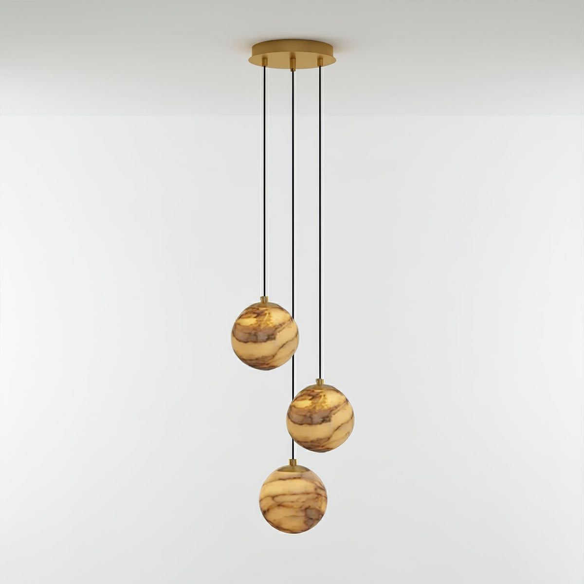 Alessora Alabaster Cluster Chandelier - Tianguang Alabaster Lighting