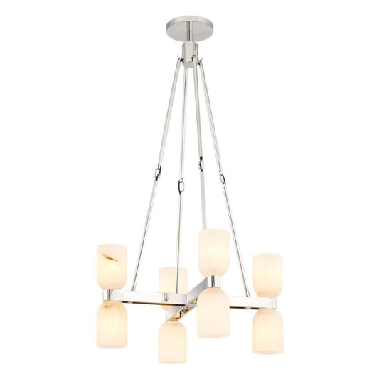 Lucian Alabaster Chandelier 22 in Dia - Tianguang Alabaster Lighting