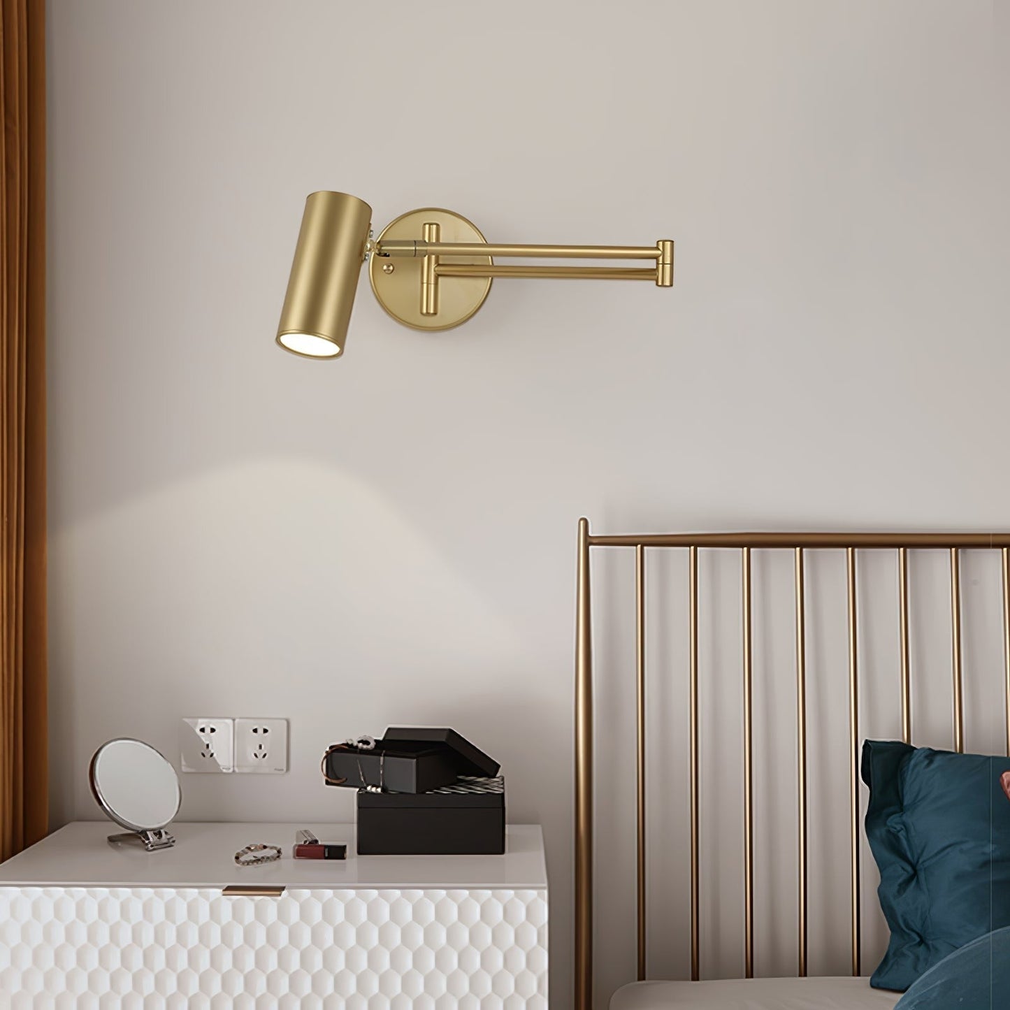 Arclume Pivot Arm Wall Light, Hardwired Wall Sconce, detail 52