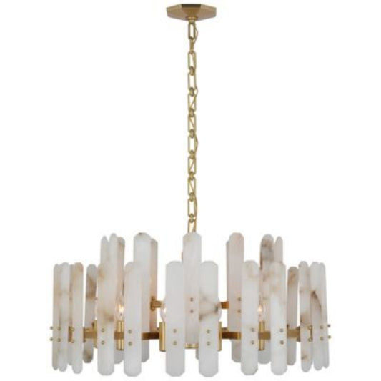 Alabaster Downtor Large Chandelier - Tianguang Alabaster Lighting